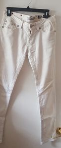 Miss me white skinny jeans